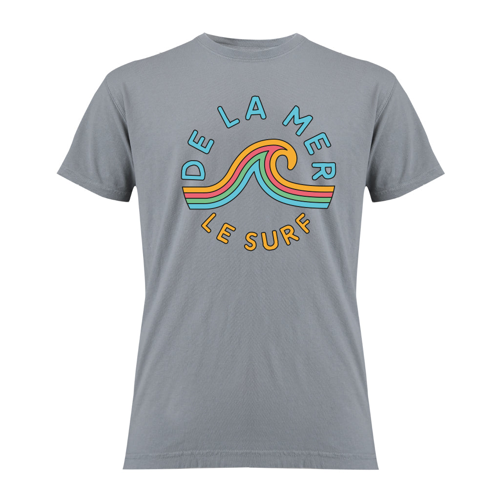 Le Surf - De La Mer Wave T-Shirt | Granite - Le Surf - married-to-the-sea-shop