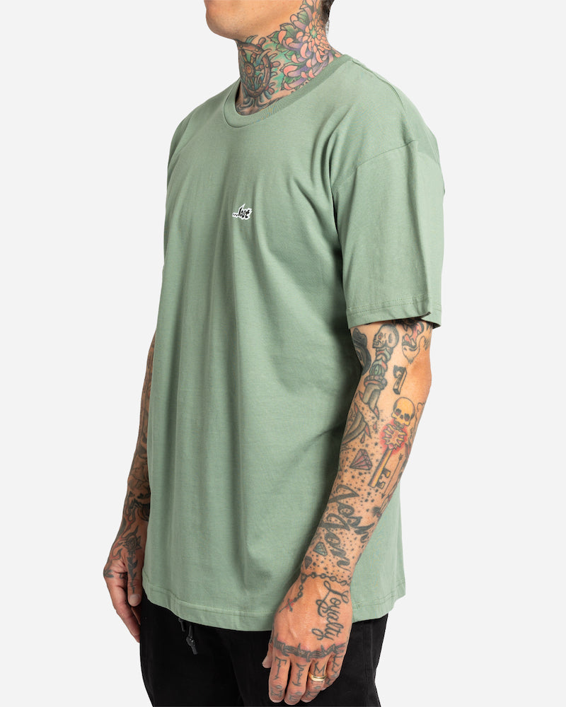 Lost Chest Logo T-Shirt Moss Green Married to the Sea Surf Shop Lost