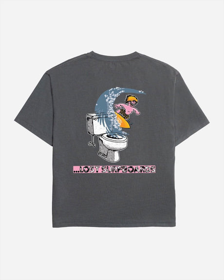 Lost - Crappy Waves Boxy Tee | Vintage Black -  - Married to the Sea Surf Shop - 