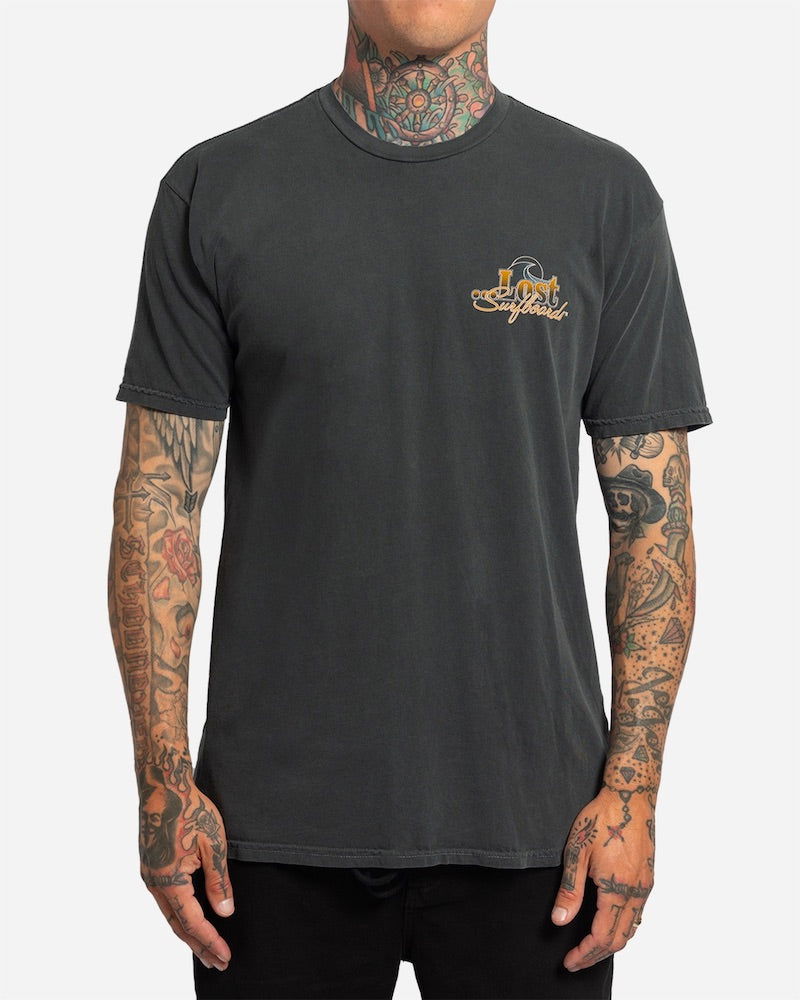 Lost - Rider Vintage Dye Tee | Vintage Black -  - Married to the Sea Surf Shop - 