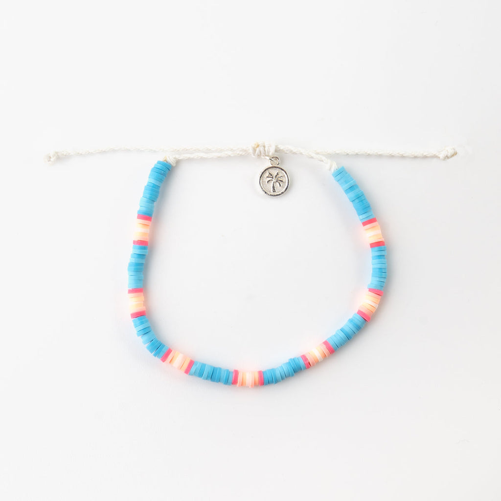 Lucky Bay Clay Beaded Anklet Married to the Sea Surf Shop Pineapple Island