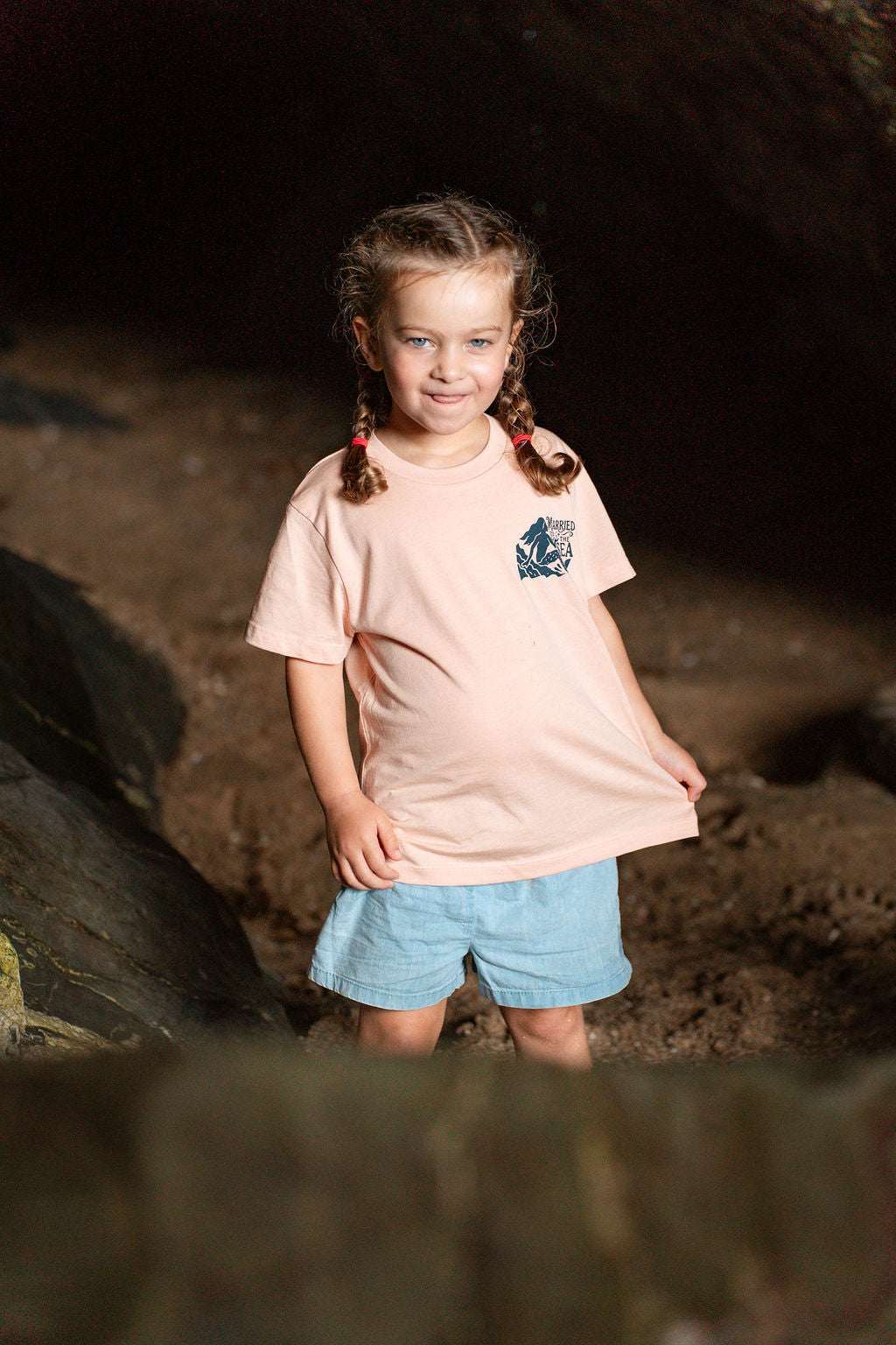 Mermaid Kids Fraiche Peche T-Shirt | Married to the Sea