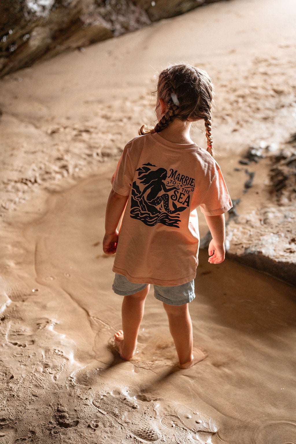 Mermaid Kids Fraiche Peche T-Shirt | Married to the Sea