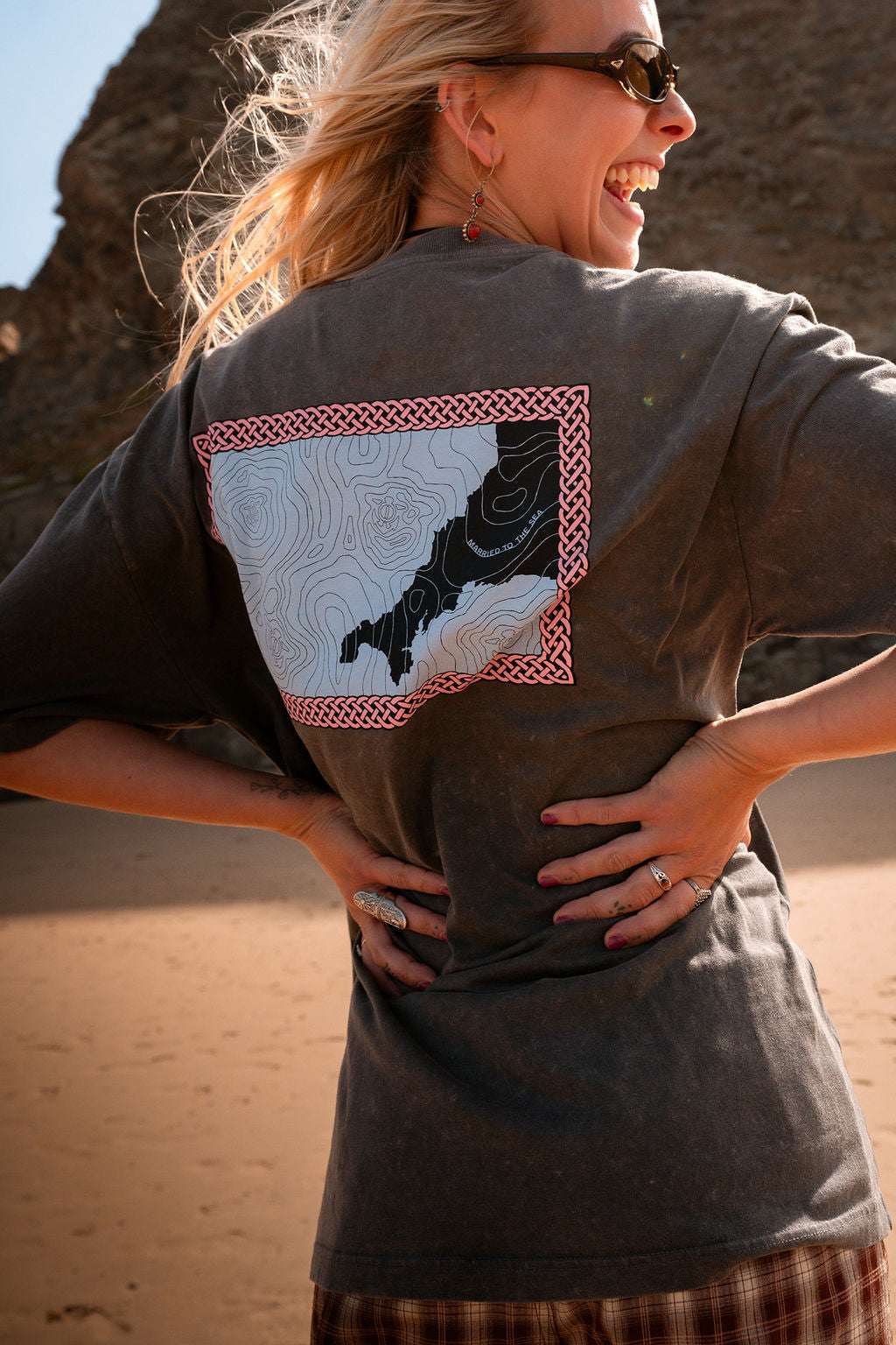 Highs n Lows T-Shirt - Stone Washed Coal | Married to the Sea