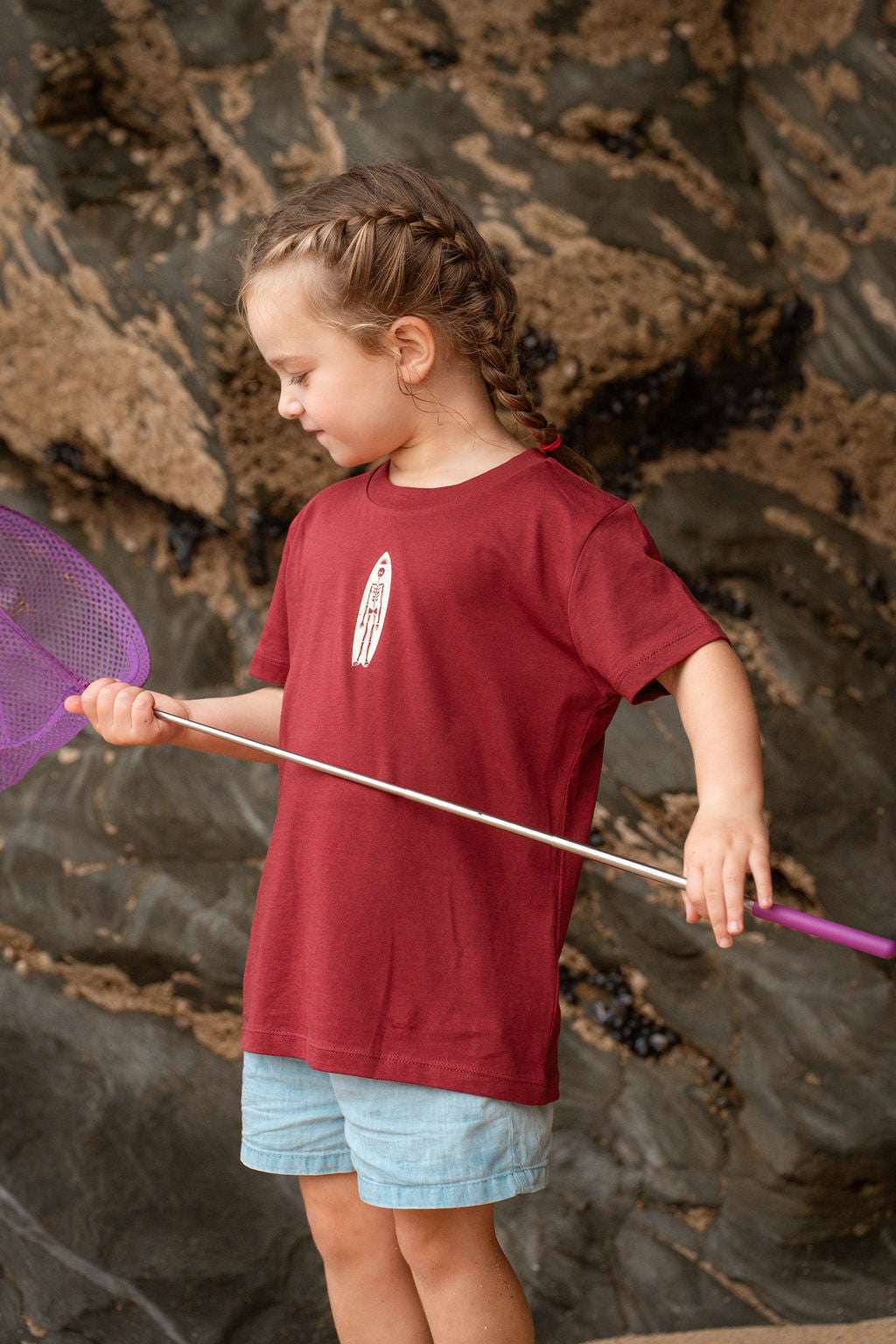 Dead Shred Kids Burgundy T-Shirt | Married to the Sea