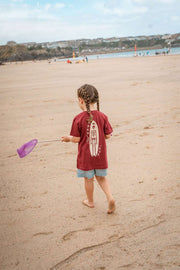 Dead Shred Kids Burgundy T-Shirt | Married to the Sea