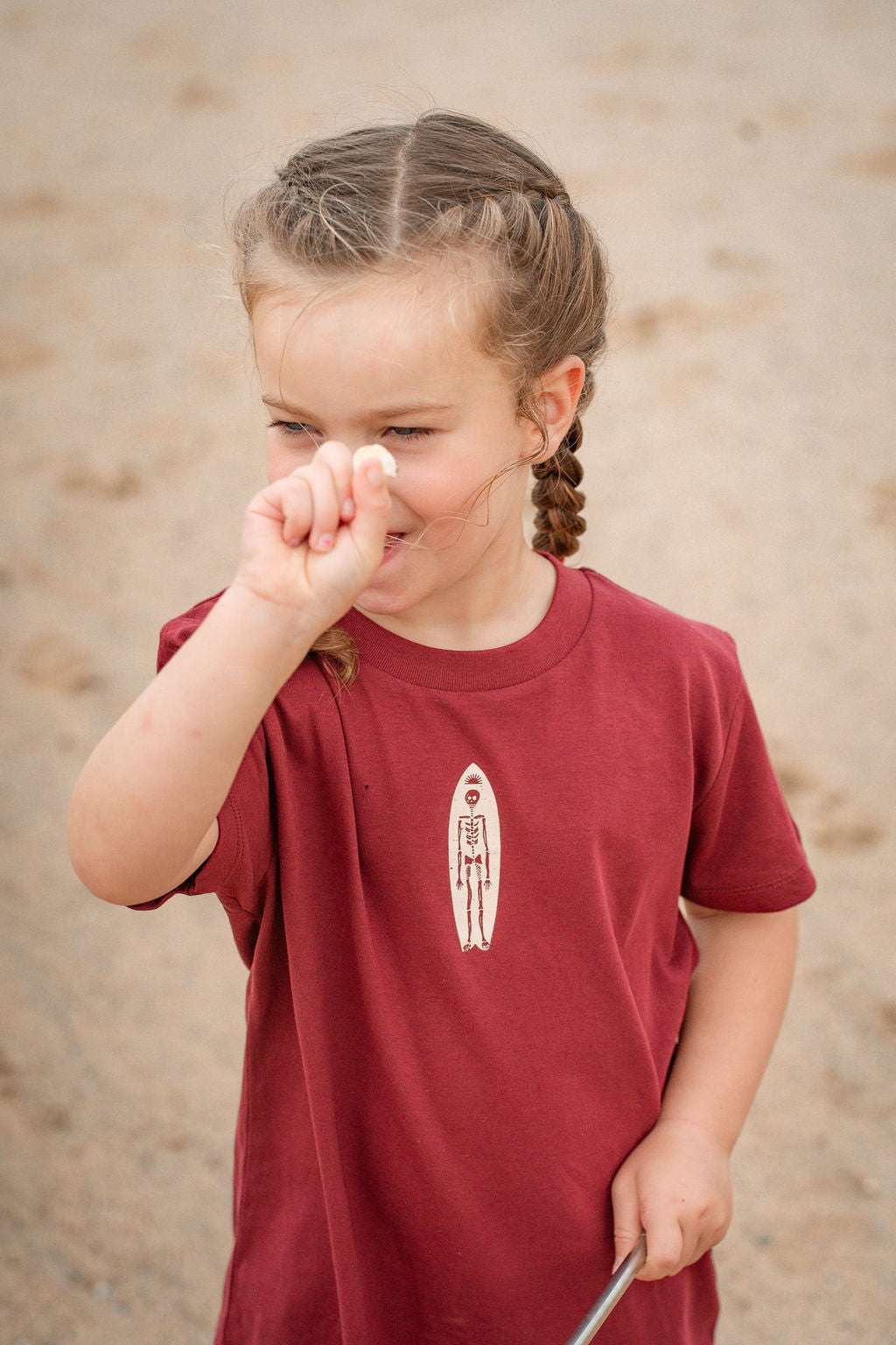 Dead Shred Kids Burgundy T-Shirt | Married to the Sea