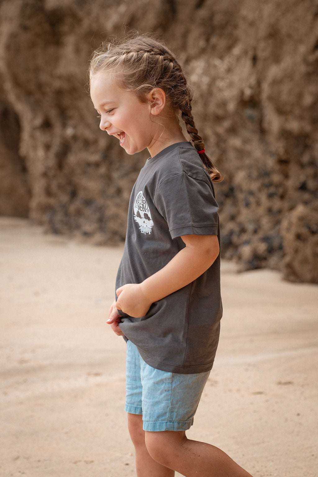 Skull Island Kids Anthracite T-Shirt | Married to the Sea