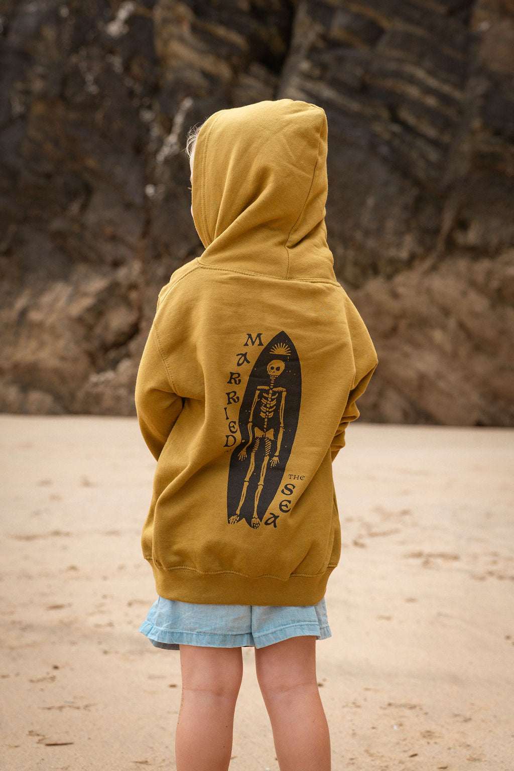 Dead Shred Kids Khaki Hoodie | Married to the Sea