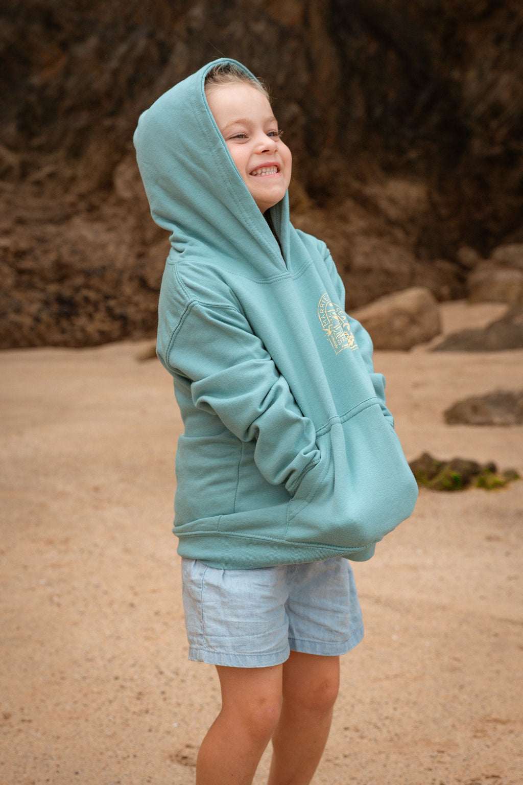 Headstand Kids Seafoam Hoodie | Married to the Sea