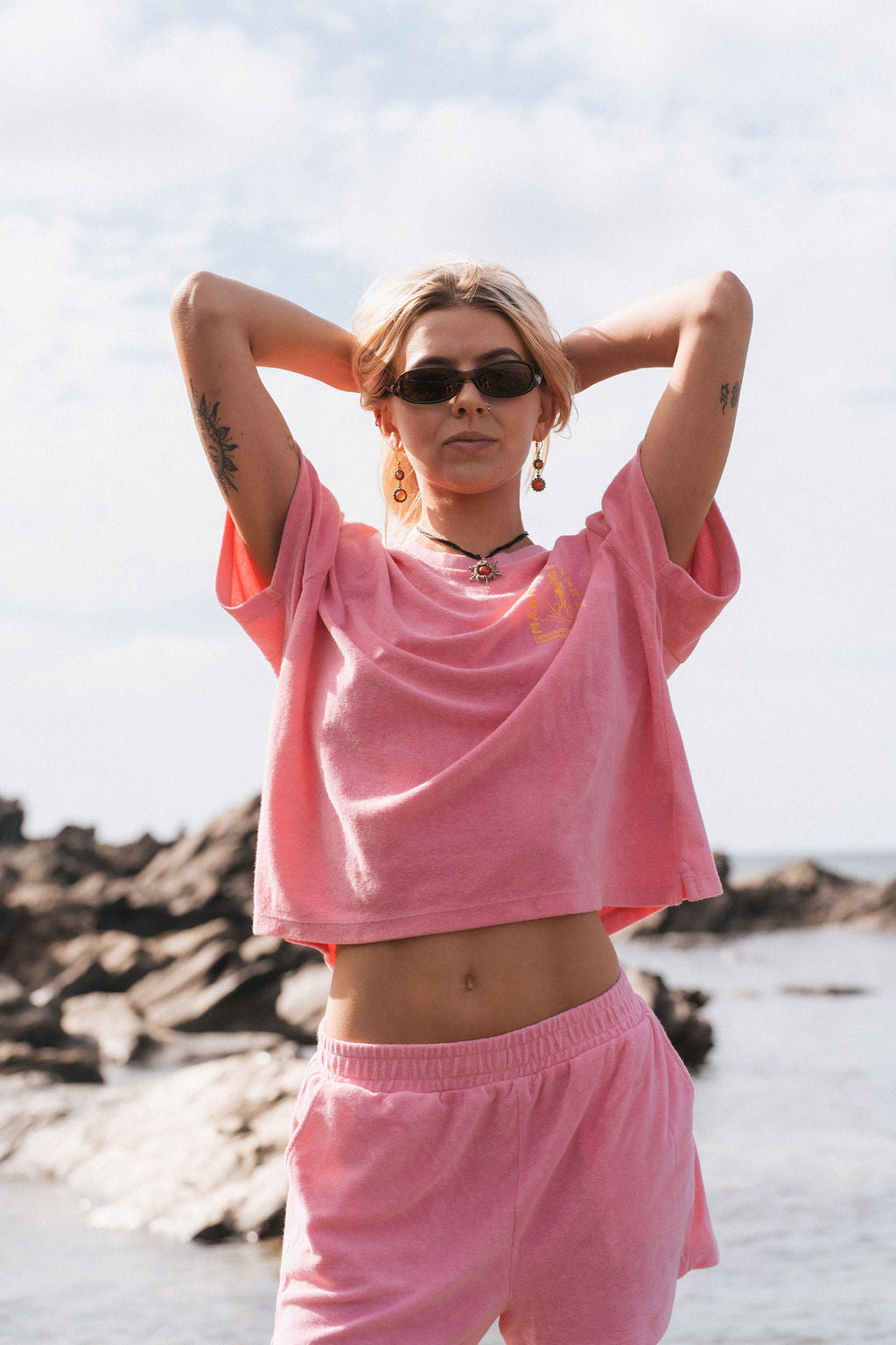 MTTS Terry Towel Shorts | Candy Rose