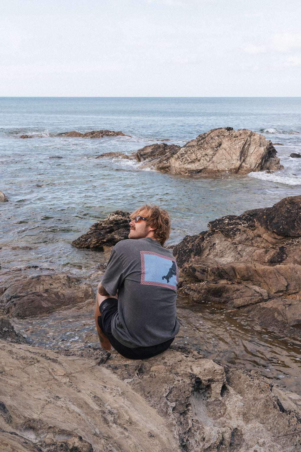 Highs n Lows T-Shirt - Stone Washed Coal | Married to the Sea