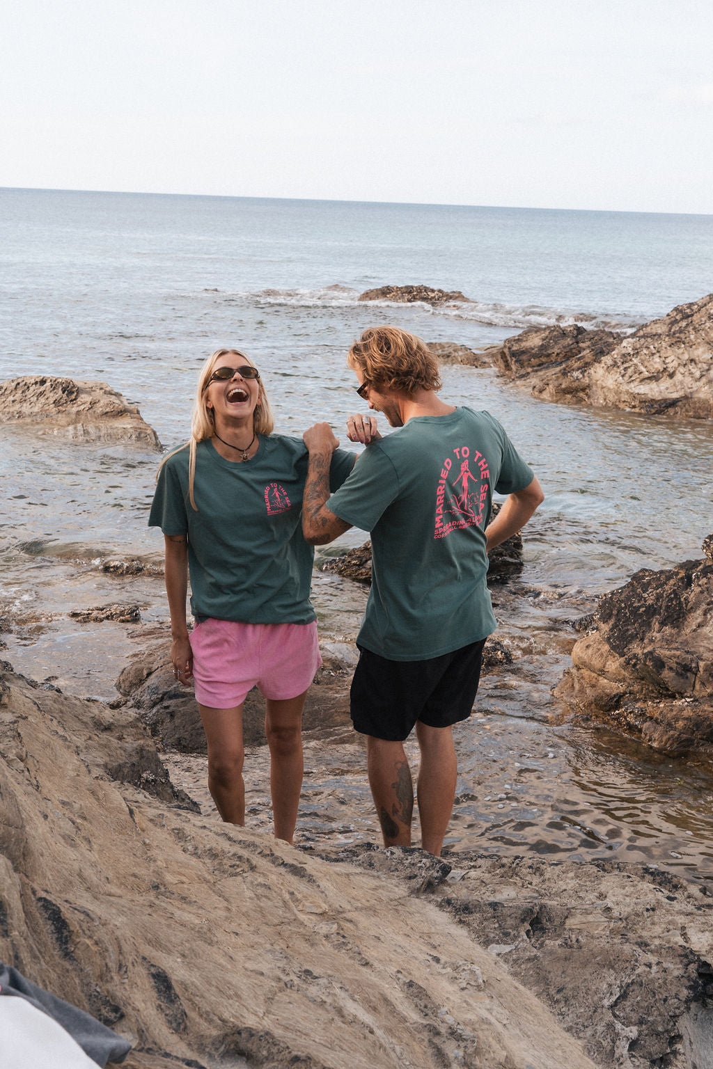 Surfer Girl Dyed T-Shirt | Hydro Green