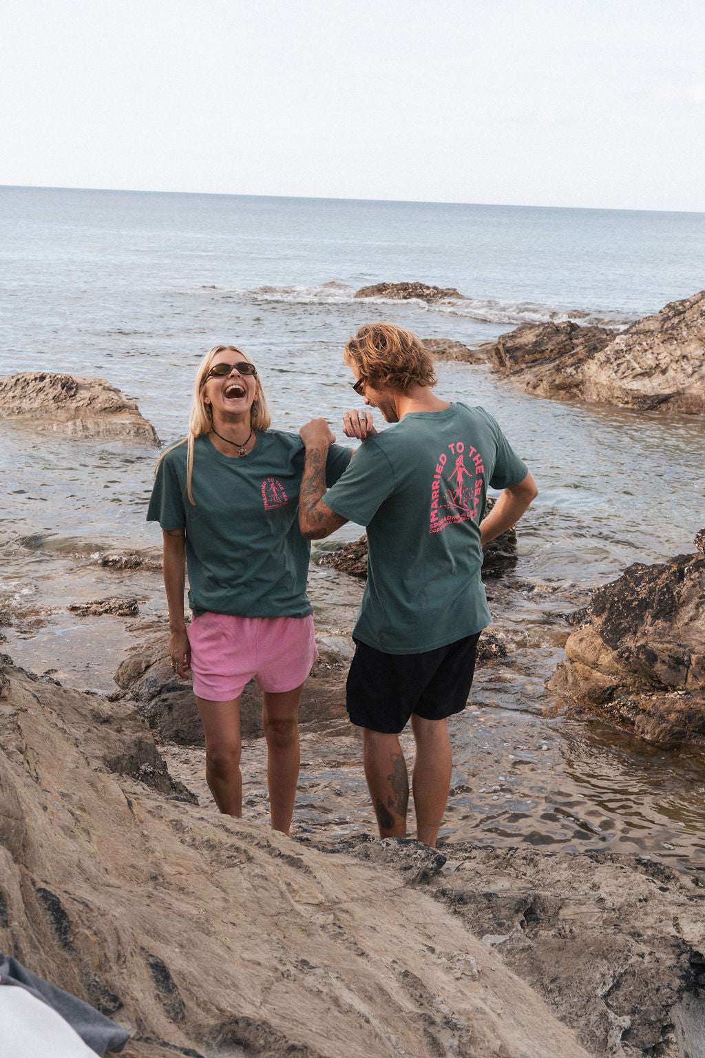 Surfer Girl Dyed T-Shirt | Hydro Green