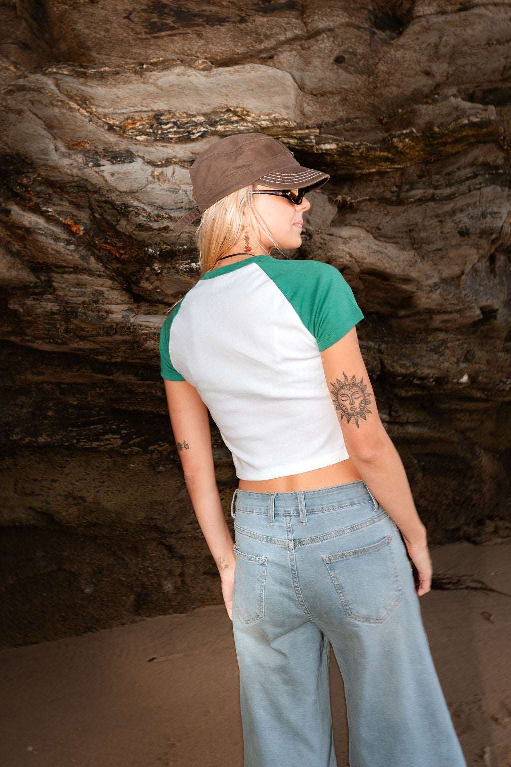 Dead Shred Women’s Baby T-Shirt | White/Kelly Green