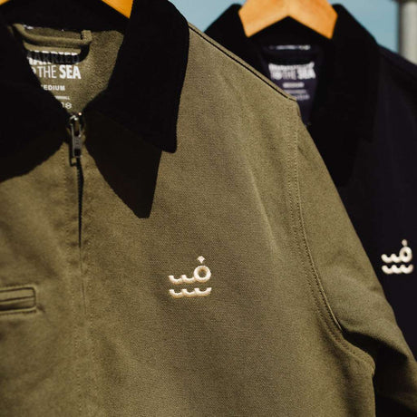 Setty Canvas Cord Collar Jacket | Army