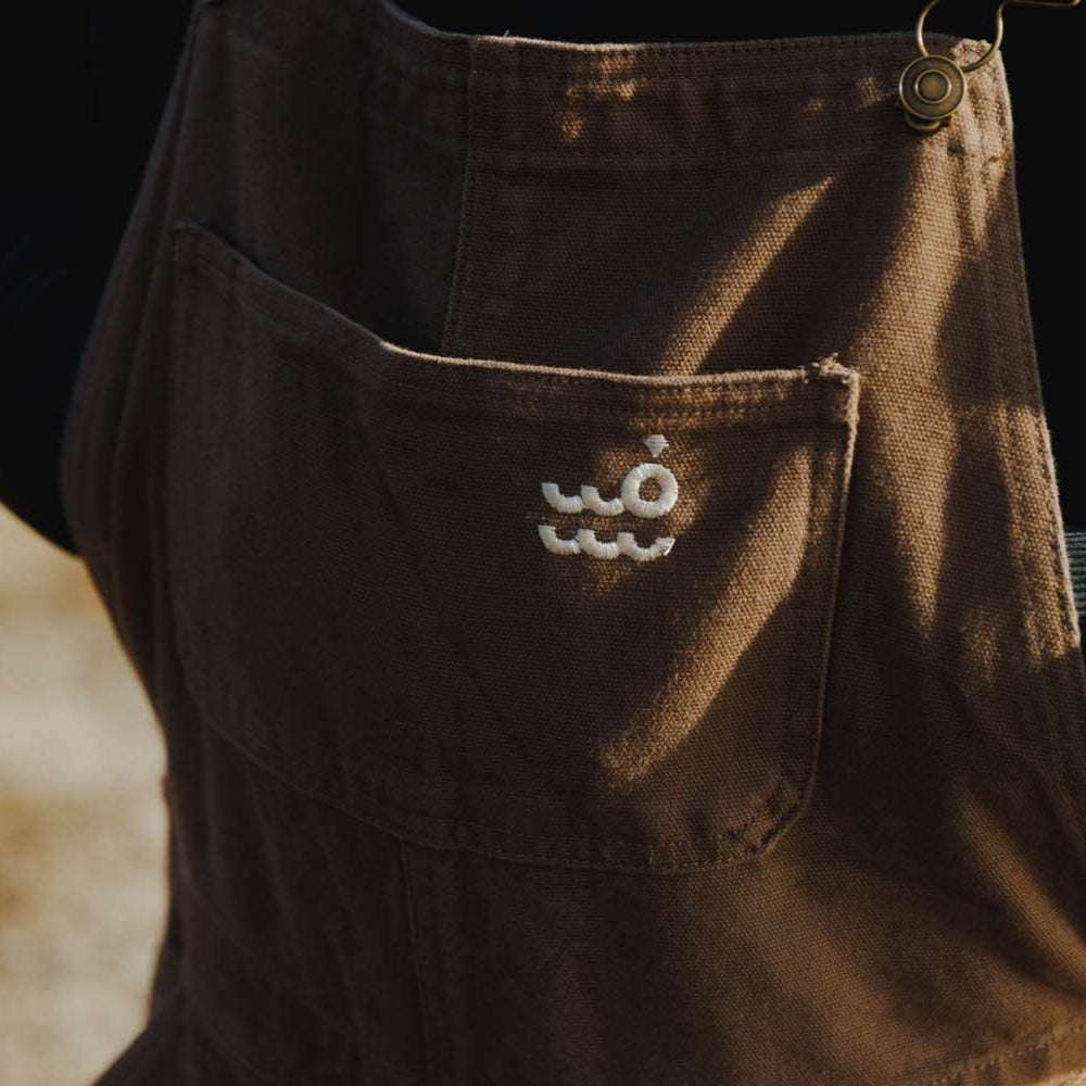 Setty - Duck Canvas Dungaree  - Walnut