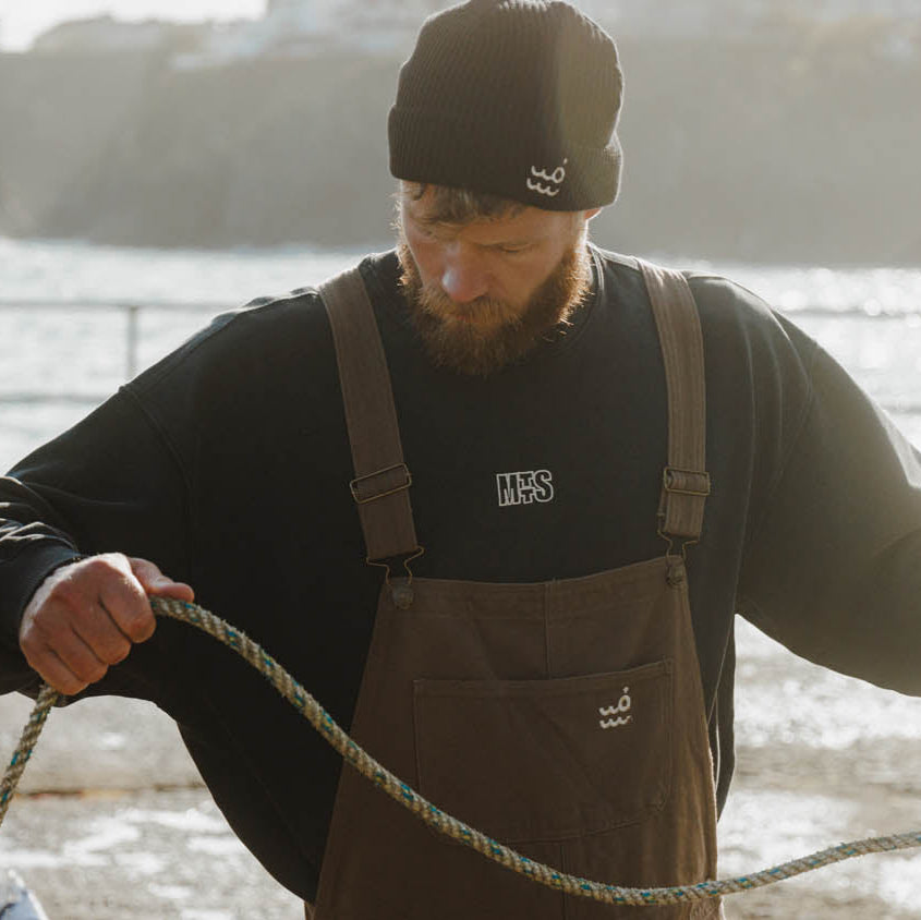 Setty - Duck Canvas Dungaree  | Walnut