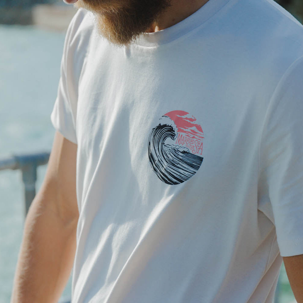 Wavery Tee - Vintage White | Married to the Sea