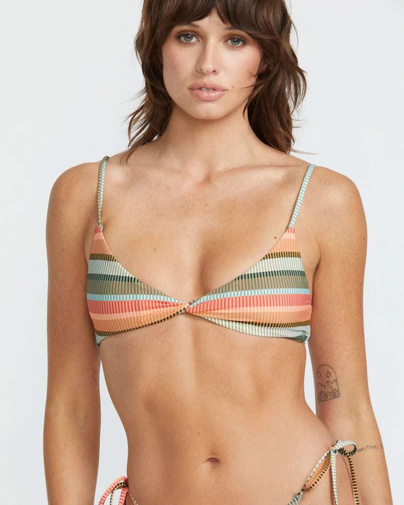 Volcom | Sol Song V Neck Bikini Top | Multi