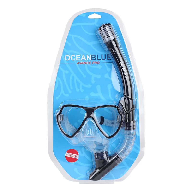Ocean Blue Avance Pro Combo Mask & Snorkel Set