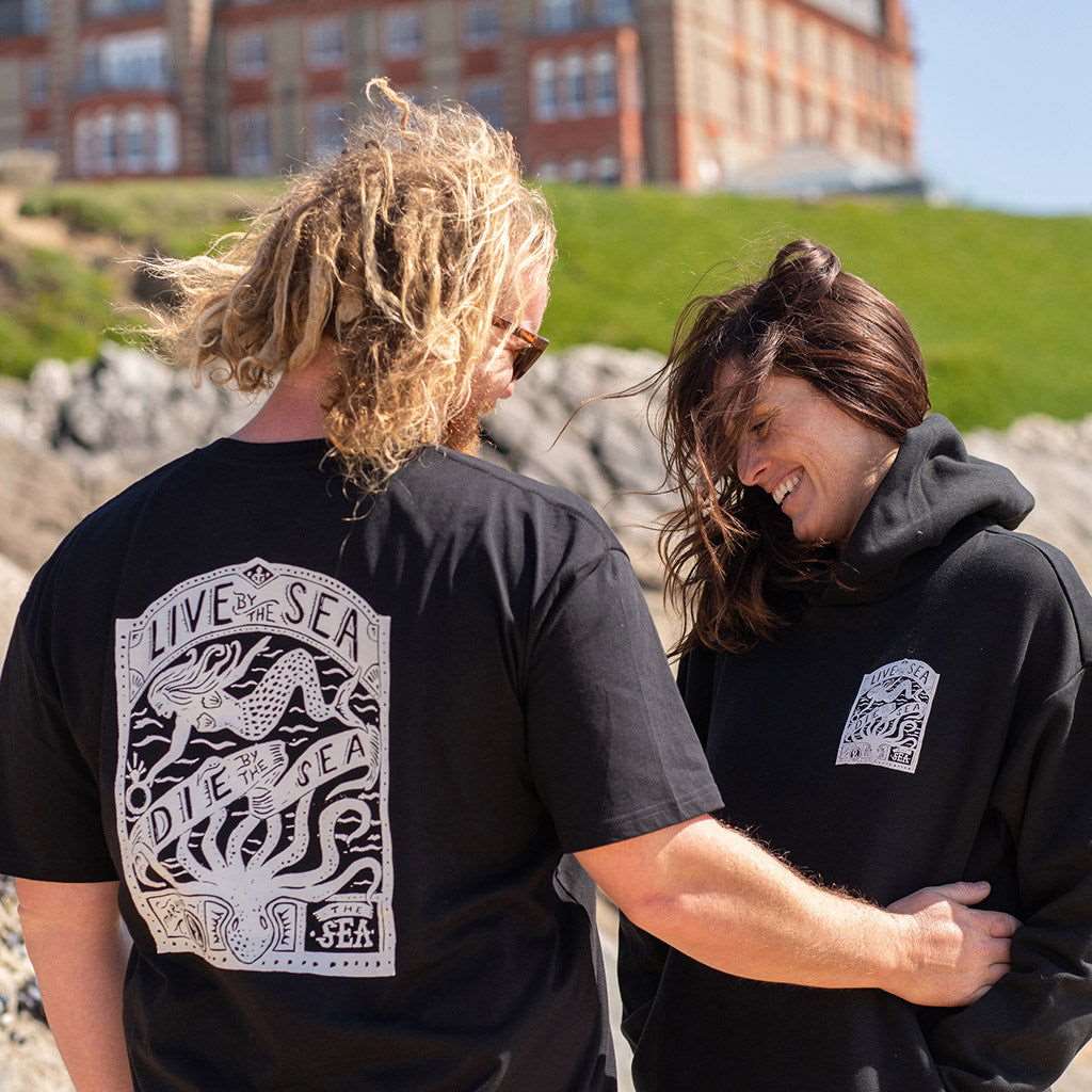 Octopus T-Shirt | Black - Married to the Sea - married-to-the-sea-shop