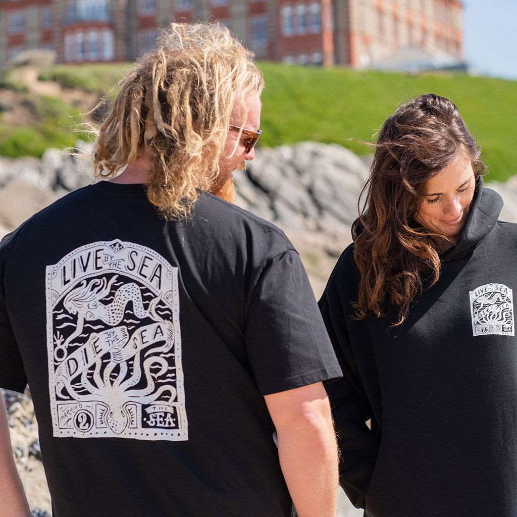 Octopus T-Shirt | Black - Married to the Sea - married-to-the-sea-shop