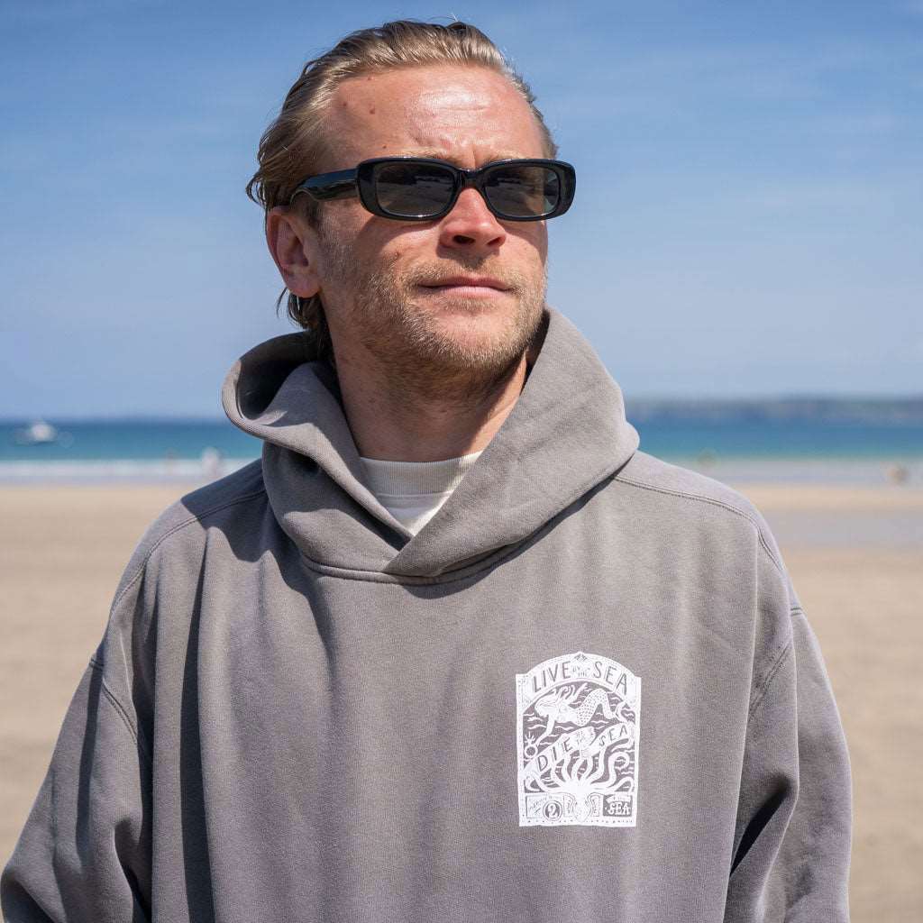 Octopus Relax Hood | Faded Grey -  - Married to the Sea Surf Shop - 