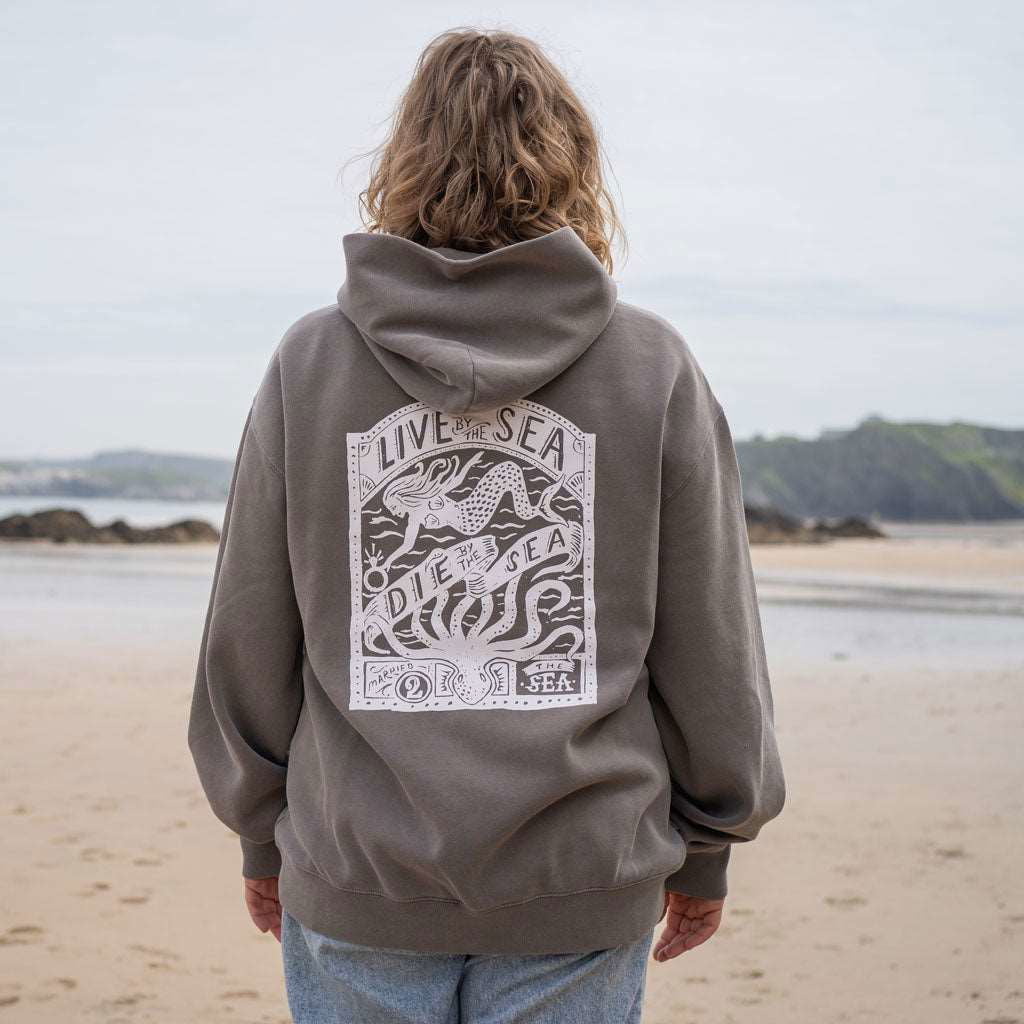 Octopus Relax Hood | Faded Grey -  - Married to the Sea Surf Shop - 