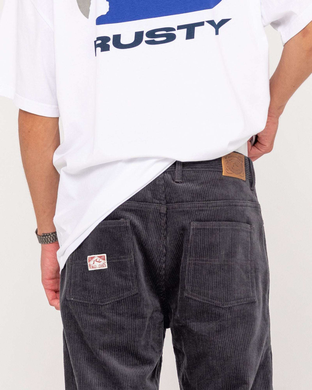 Rusty - Rifts 5 Pocket Corduroy Pant | Coal
