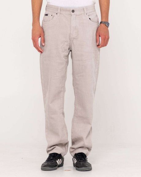 Rusty - Rifts 5 Pocket Corduroy Pant | Oyster Grey
