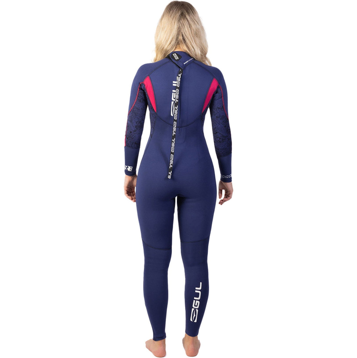 Gul - Ladies Response 3/2mm GBS Steamer | Blue/Paisley -  - Married to the Sea Surf Shop - 