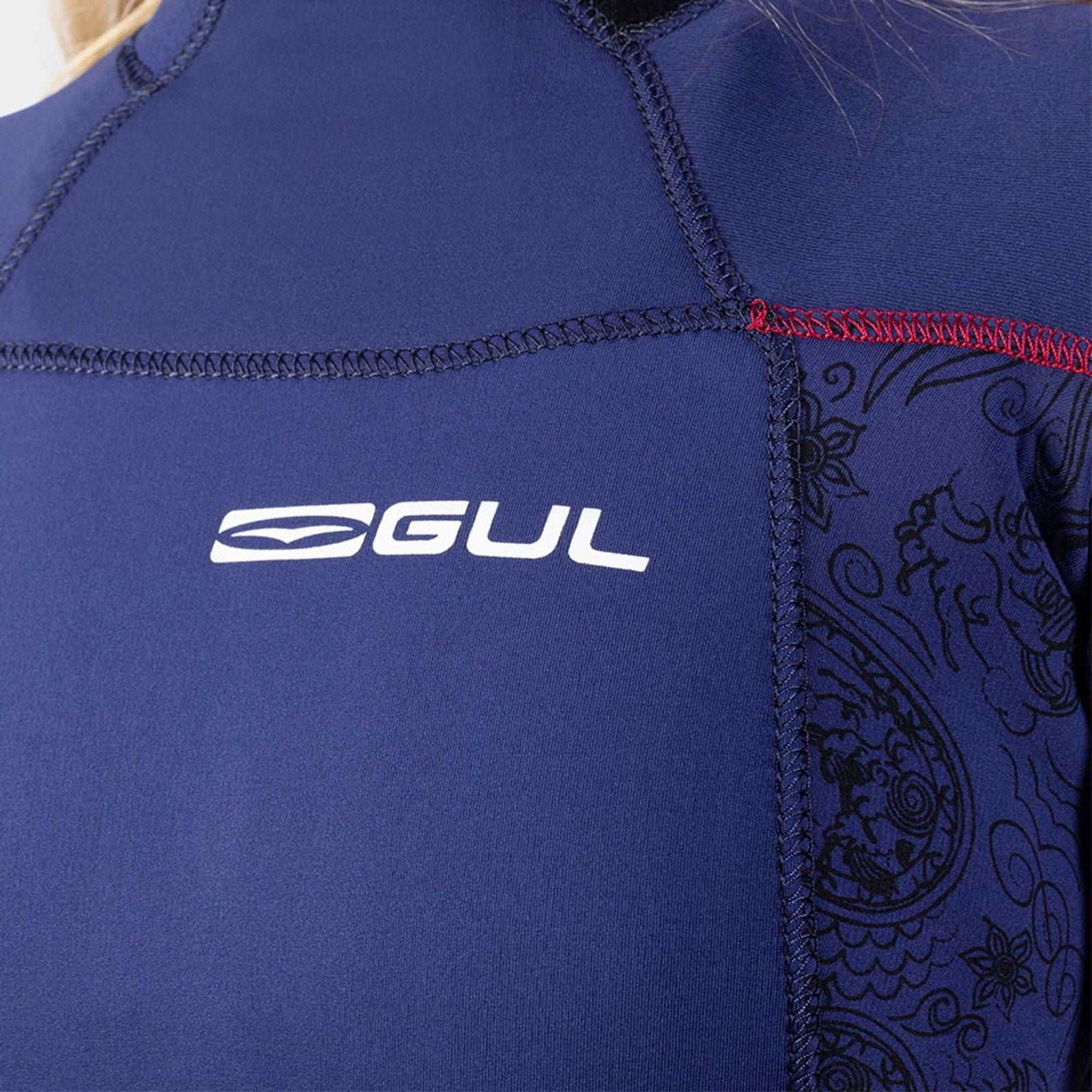 Gul - Ladies Response 3/2mm GBS Steamer | Blue/Paisley -  - Married to the Sea Surf Shop - 
