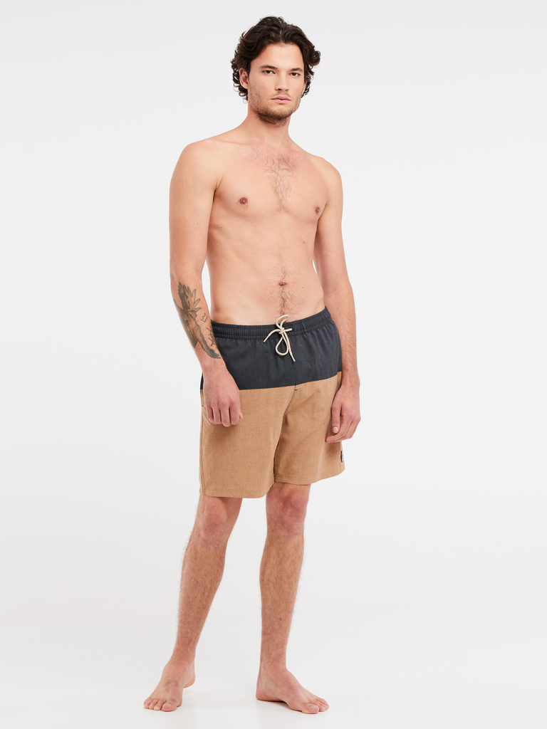 Protest Prtforta Swim Shorts Seal Beige Married to the Sea Surf Shop Protest