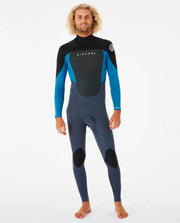 Rip Curl - Mens Omega 32GB Back Zip Steamer Wetsuit | Blue - Rip Curl - married-to-the-sea-shop