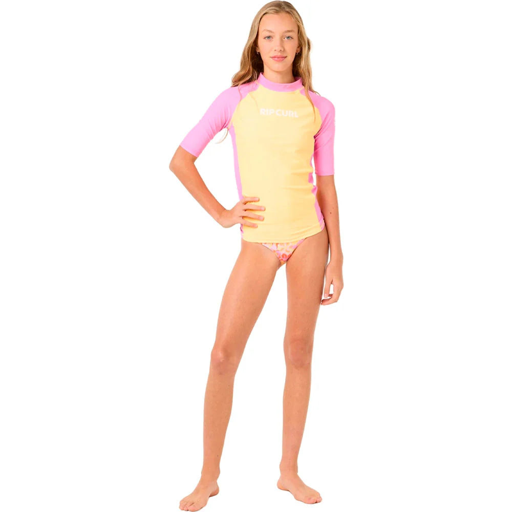 Rip Curl Classic Surf SS Rash Vest Girl | Mango - Rip Curl - married-to-the-sea-shop