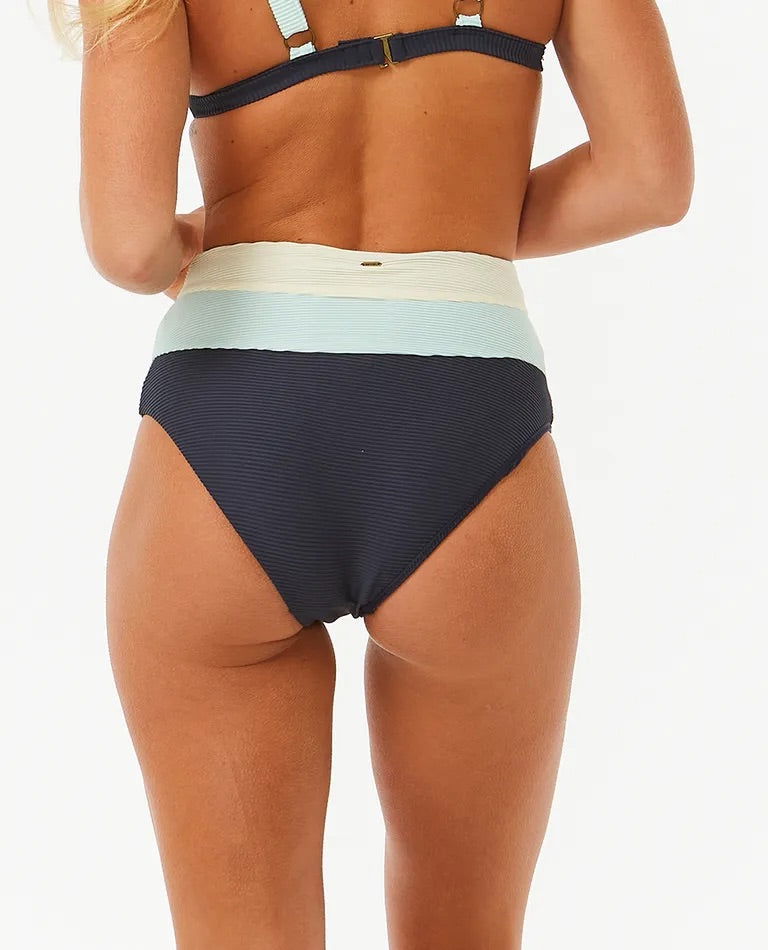 Rip Curl - Block Party Splice Full Bikini Bottoms | Navy -  - Married to the Sea Surf Shop - 