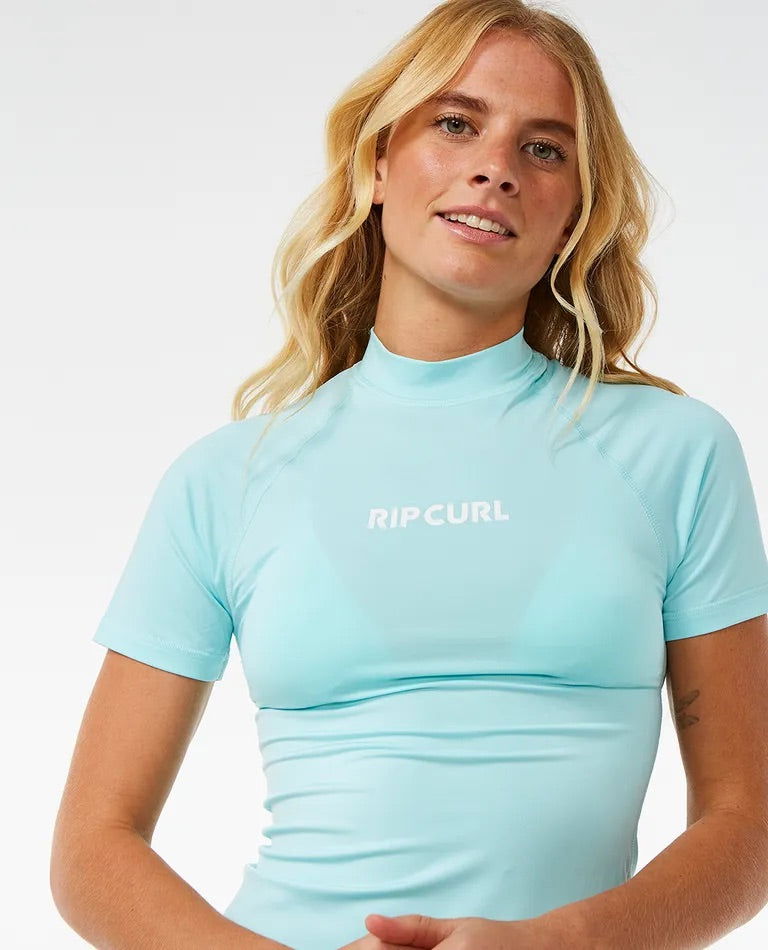Women's short sleeve rash guard shirt cheap