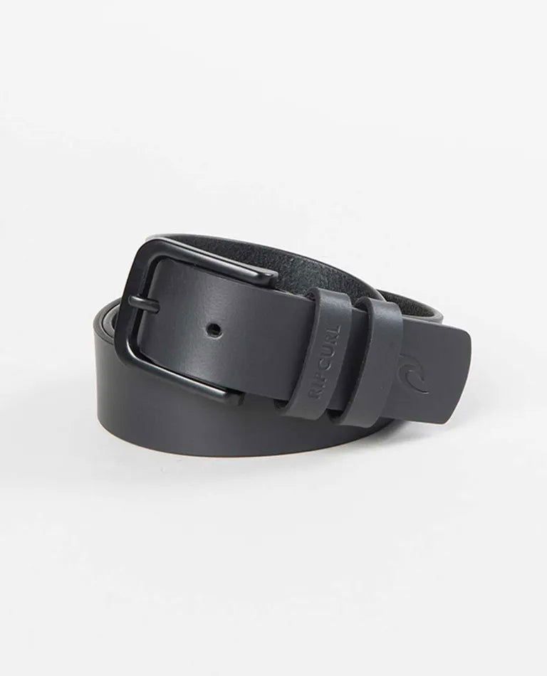 Rip Curl Cut Down Leather Belt Black Married to the Sea Surf Shop