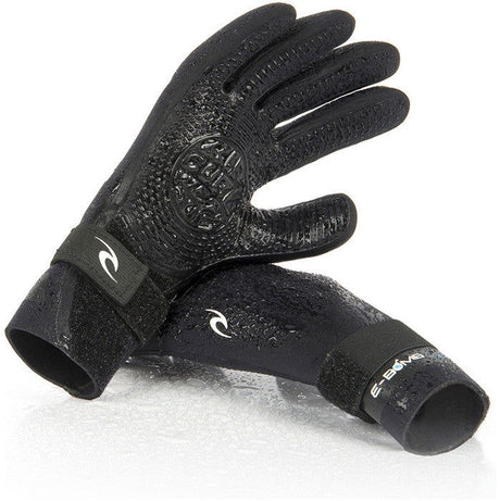 Rip Curl - E Bomb 2mmm Wetsuit Gloves | Black -  - Married to the Sea Surf Shop - 