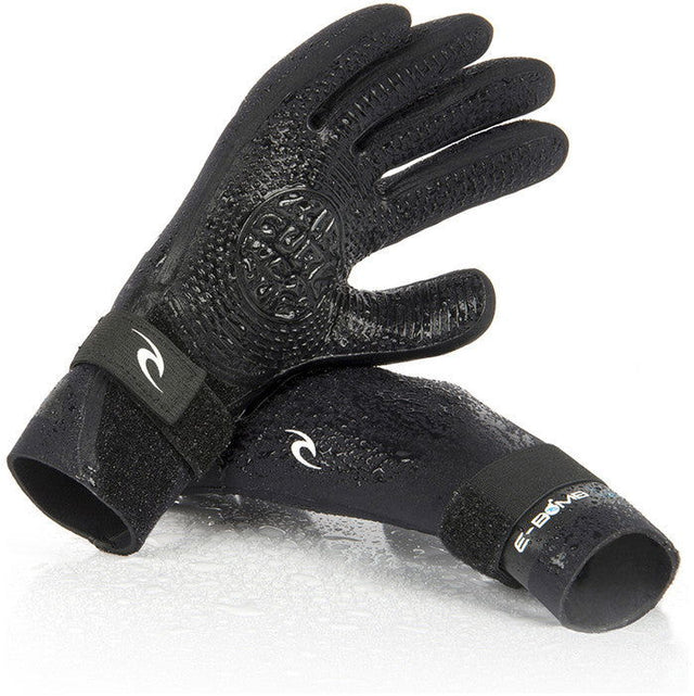 Rip Curl - E Bomb 2mmm Wetsuit Gloves | Black -  - Married to the Sea Surf Shop - 