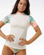 Rip Curl - Follow the Sun Short Sleeve UPF 50 Rash Guard | Light Orange -  - Married to the Sea Surf Shop - 