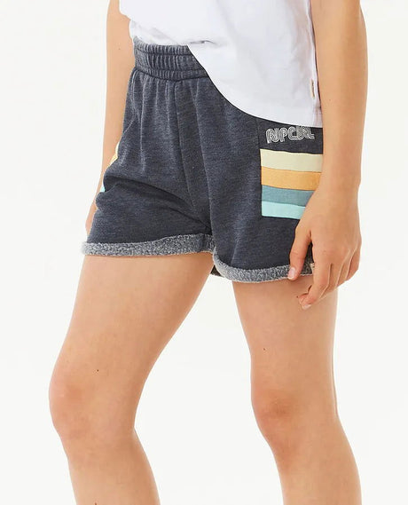 Rip Curl - Girls Block Party Track Shorts | Navy -  - Married to the Sea Surf Shop - 