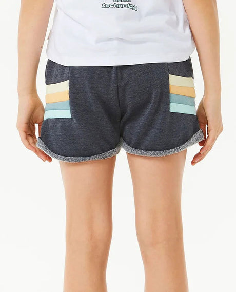 Rip Curl - Girls Block Party Track Shorts | Navy -  - Married to the Sea Surf Shop - 