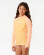 Rip Curl - Girls Classic Surf Long Sleeve Rash Vest | Orange -  - Married to the Sea Surf Shop - 