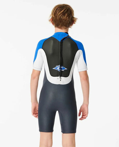 Rip Curl - Kids Omega Back Zip Spring Wetsuit | Blue -  - Married to the Sea Surf Shop - 