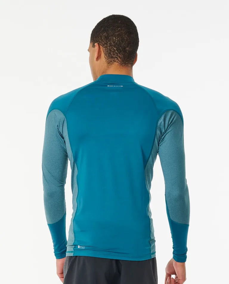 Rip Curl - Waves UPF Performance Long Sleeve Rash Vest | Deep Ocean -  - Married to the Sea Surf Shop - 