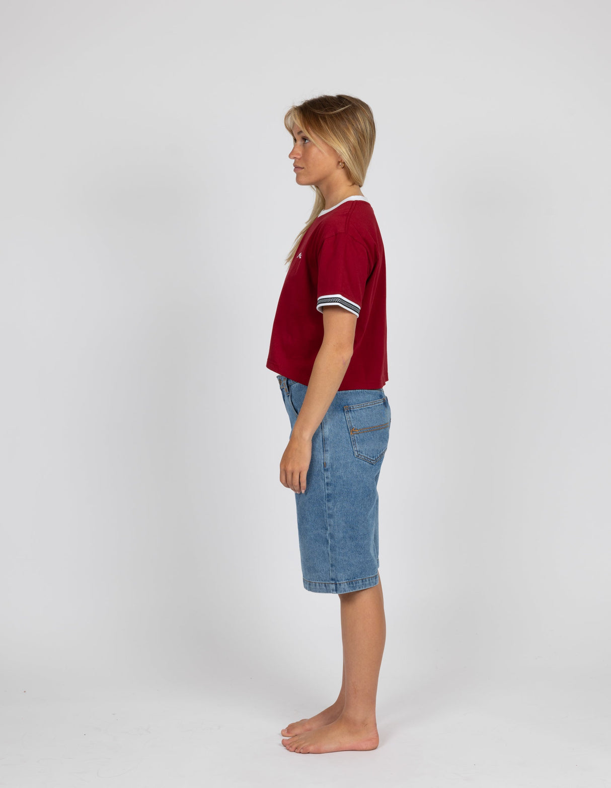 Rusty - Slide Crop T-Shirt | Morello