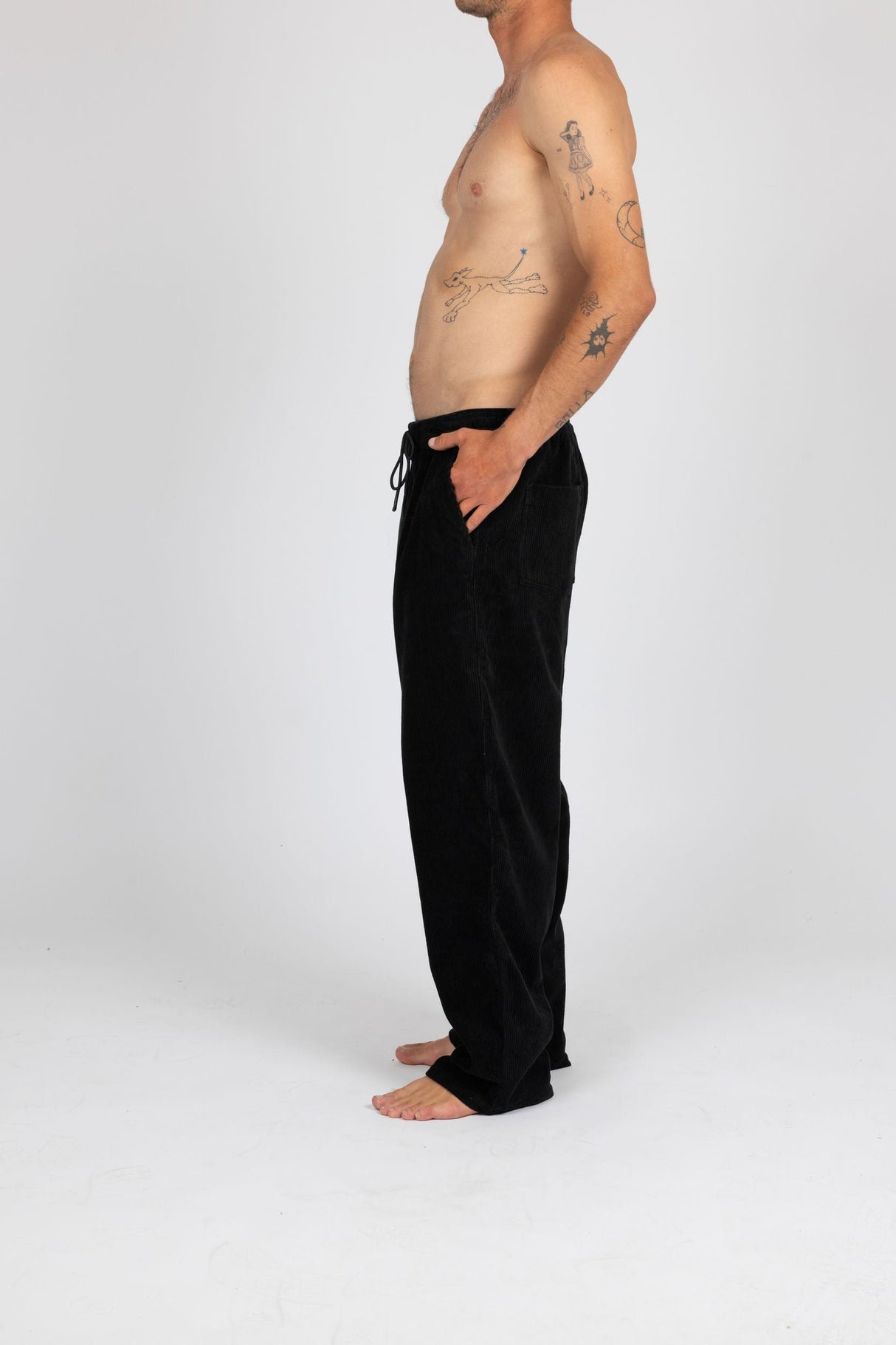 Rusty - Benson Corduroy Pant | Black
