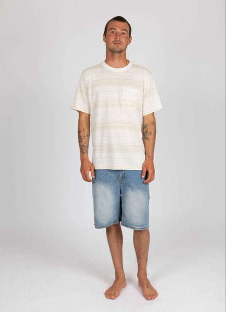 Rusty - Millenial Short Sleeve Pocket Tee | White/Bone